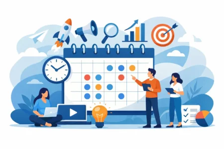 Calendario marketing digital 2026 bien hecho